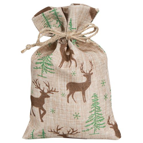 Floristik24 Adventskalenderposer hjortebrun 12,5×20cm 24 stk