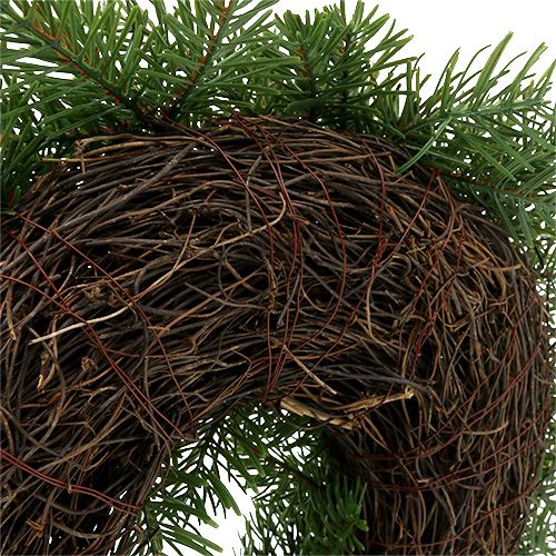 Floristik24 Adventkrans med gran Ø40cm H9cm