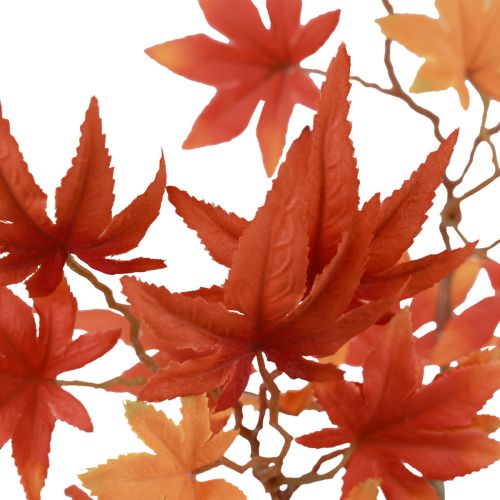Floristik24 Japansk ahorn kunstig, japansk ahorn orange rød 60cm