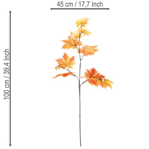Artikel Kunstig ahorngren som efterårsdekoration 100 cm