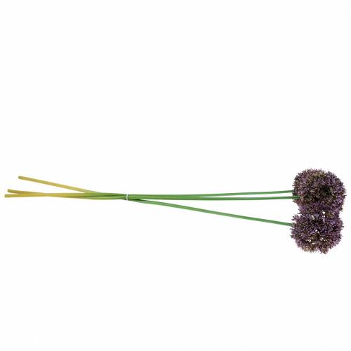 Floristik24 Allium kunstig Lilla 70cm 3stk