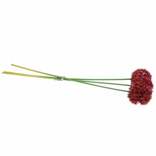 Floristik24 Ornamental allium kunstig Mauve Ø9cm H70cm 3stk