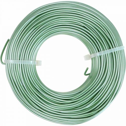 Alu tråd Ø2mm Grøn Mat 500g 60m