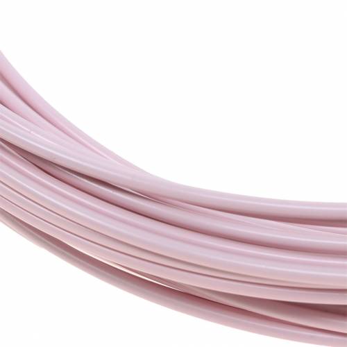 Floristik24 Aluminiumtråd Ø2mm pastelrosa 100g 12m