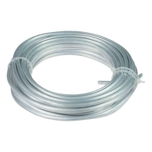 Artikel Alu wire aluminium wire 5mm smykket wire hvid-sølv mat 500g