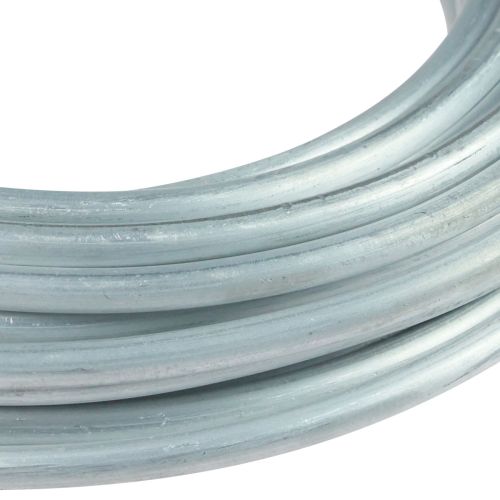 Artikel Alu wire aluminium wire 5mm smykket wire hvid-sølv mat 500g