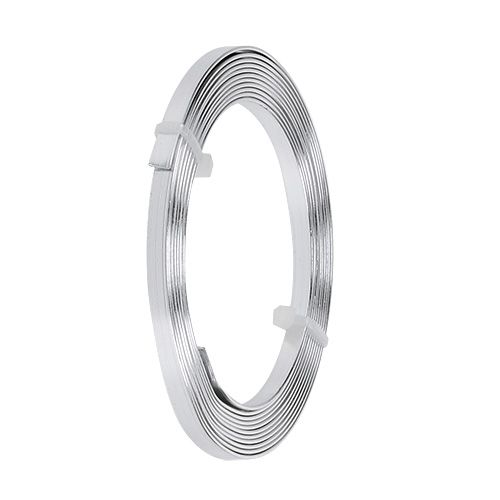 Artikel Fladtråd aluminiumsølv 5mm x 1mm 2,5m