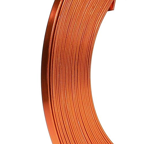 Artikel Aluminium fladtråd Orange 5mm 10m