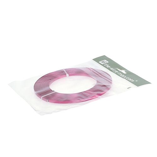 Artikel Aluminium fladtråd pink 5mm 10m