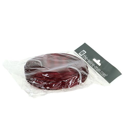 Artikel Aluminiumstråd Ø2mm 500g 60m Bordeaux
