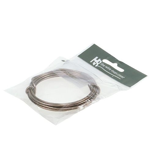 Artikel Aluminiumstråd 2mm brun 3m