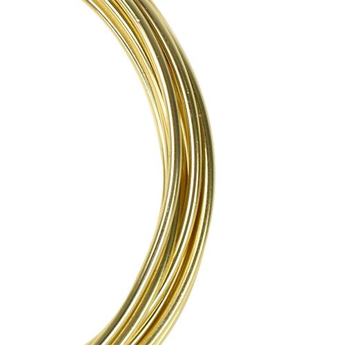 Artikel Aluminiumstråd 2mm guld 3m