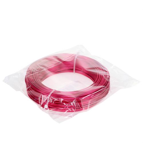 Artikel Aluminiumstråd Ø2mm Pink 60m 500g