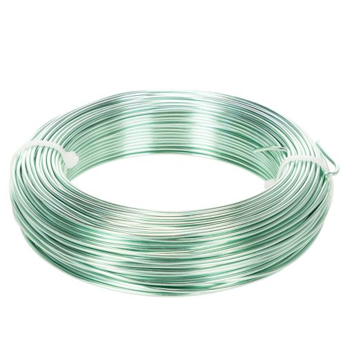 Aluminiumstråd 2 mm dekorativ tråd hobbytråd 60m 500g