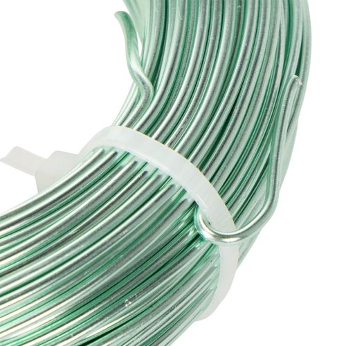 Aluminiumstråd 2 mm dekorativ tråd hobbytråd 60m 500g | Floristik24.dk