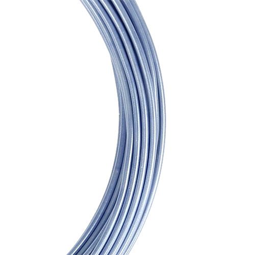 Floristik24 Aluminiumstråd pastelblå Ø2mm 12m