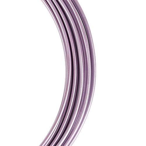 Floristik24 Aluminiumstråd pastel lilla Ø2mm 12m