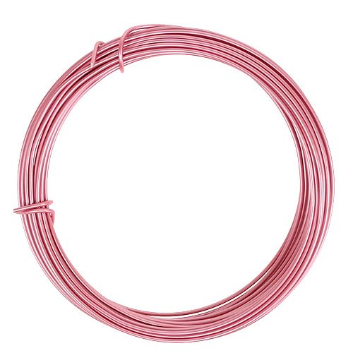 Floristik24 Alu wire pink Ø2mm 12m