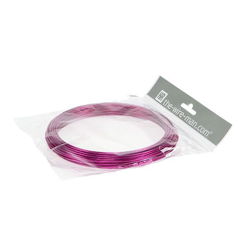 Artikel Alu tråd 2mm 100g pink