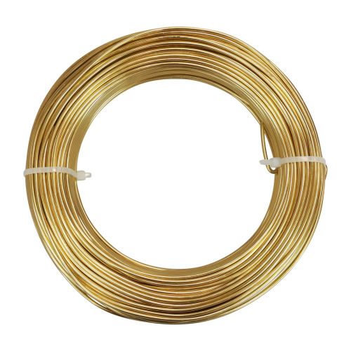 Artikel Aluminiumstråd Ø2mm 500g 60m guld