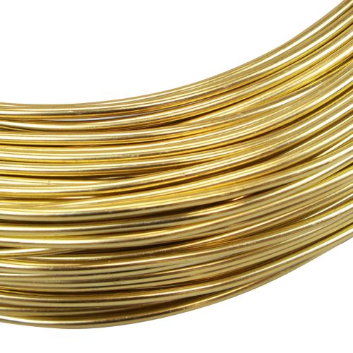 Artikel Aluminiumstråd Ø2mm 500g 60m guld