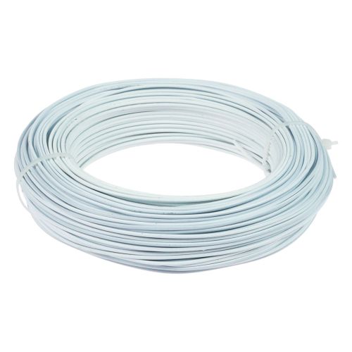 Alu wire aluminium wire 2mm smykke wire hvid 60m 500g