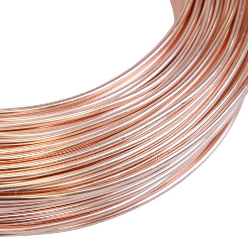 Artikel Aluminiumstråd aluminiumstråd 2mm smykketråd rosa guld 60m 500g