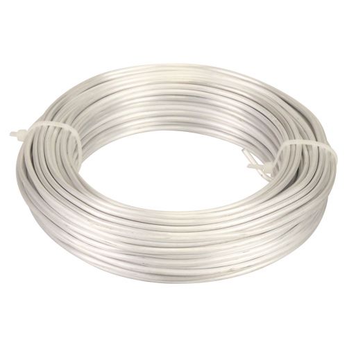Artikel Alu wire aluminium wire 3mm smykket wire hvid-sølv mat 500g