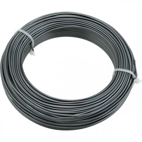 Artikel Alu tråd Ø2mm antracit deco wire rund 480g