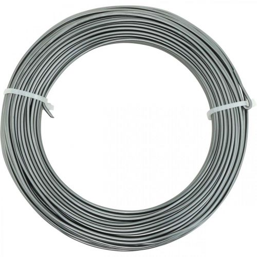 Artikel Alu tråd Ø2mm antracit deco wire rund 480g