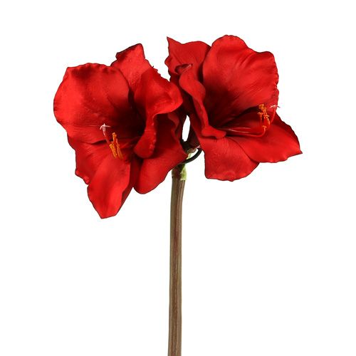 Floristik24 Amaryllis kunstig stor rød 96,5 cm