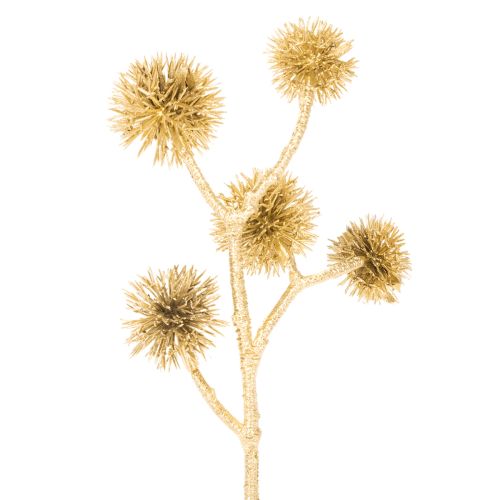 Kunstig ravfrugtgren, gulddekoration, 26 cm bundt med 6 | Floristik24.dk