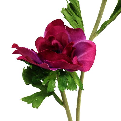 Floristik24 Kunstig anemone Fuchsia 6stk