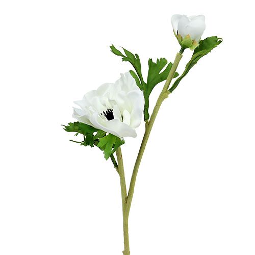 Floristik24 Anemone kunstig hvid 6 stk