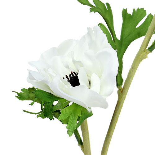 Floristik24 Anemone kunstig hvid 6 stk