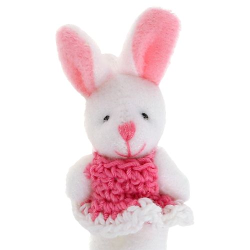 Artikel Vedhæng Bunny 5,5cm Pink 9 stk