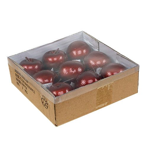 Floristik24 Æble til ophængning af Ø7,5 cm kobber, blank 9stk