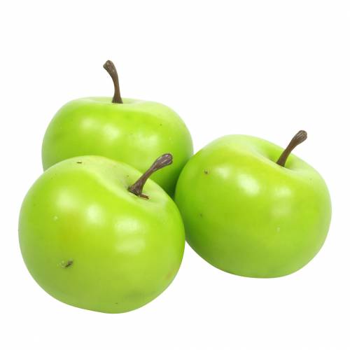 Floristik24 Mini æble kunstgrøn Ø4cm 24stk