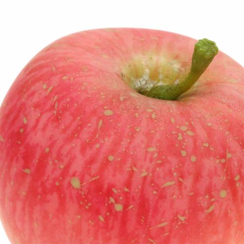 Floristik24 Deco æble pink, gul ægte touch 6,5cm 6stk