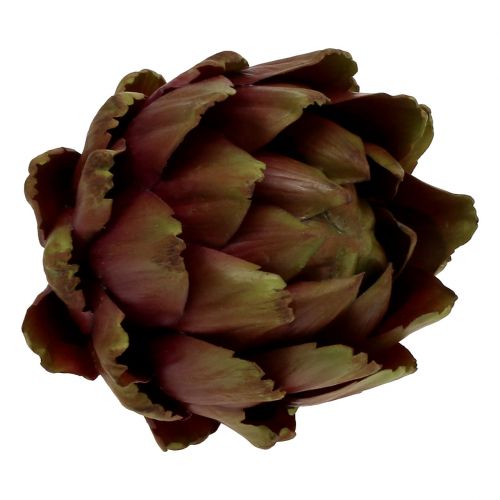 Floristik24 Artiskokgrøn, violet Ø12cm H13cm