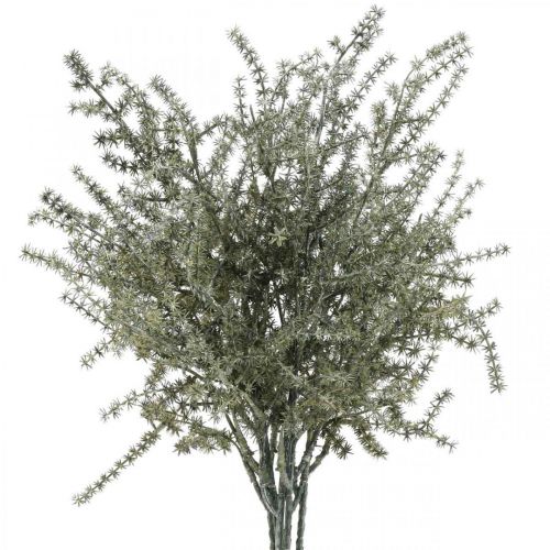 Asparges deco gren hvidvasket kunstig 45cm 6st
