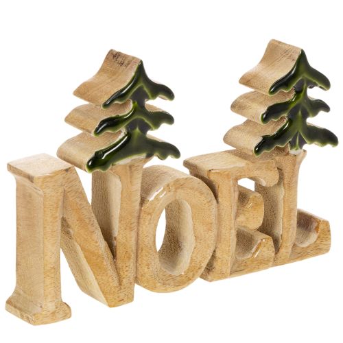 Juledekoration Noel-fod med to grantræer 18 cm købe | Floristik24.dk