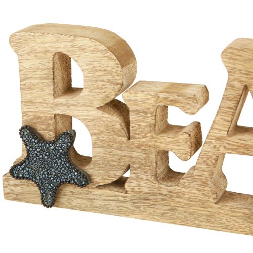 Artikel Stand skrift &quot;Beach&quot; maritim dekoration træ 35×12cm