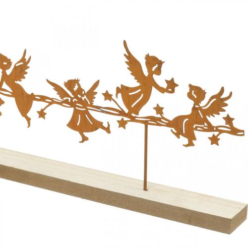 Floristik24 Borddekoration Juleengel metalstativ rist 50 × 17cm
