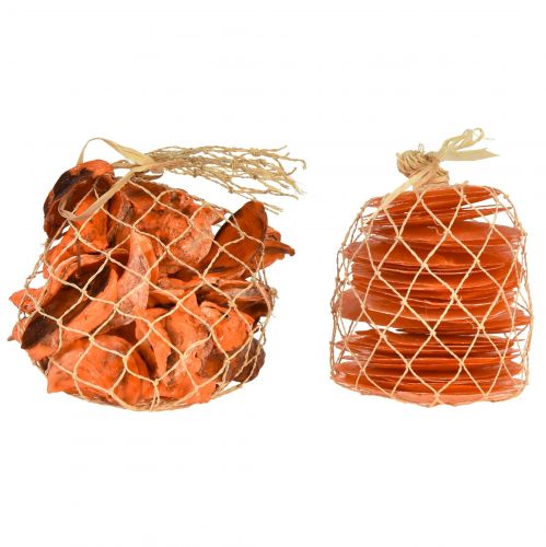 Artikel Østersmuslinger capiz skiver i net appelsin 3,5–9,5cm 2stk
