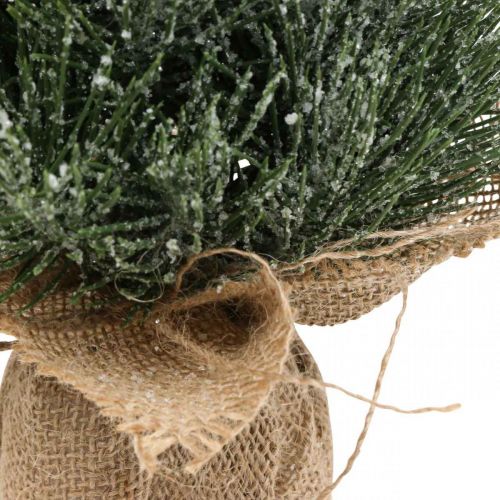 Artikel Mini juletræ kunstigt sneet i en sæk H41cm