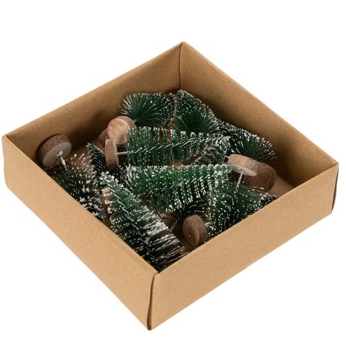 Kunstige mini juletræer som