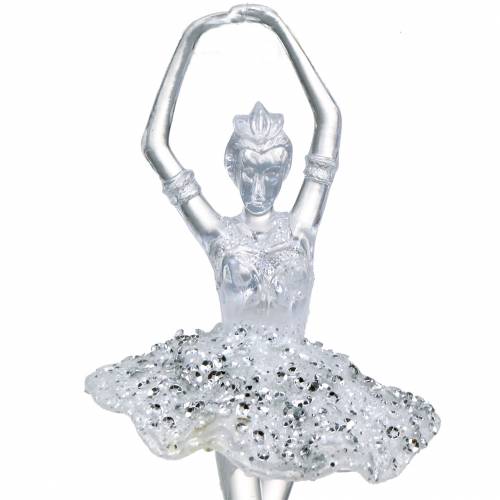 Floristik24 Deco bøjle juletræsdekoration Ballerina 18cm 2stk