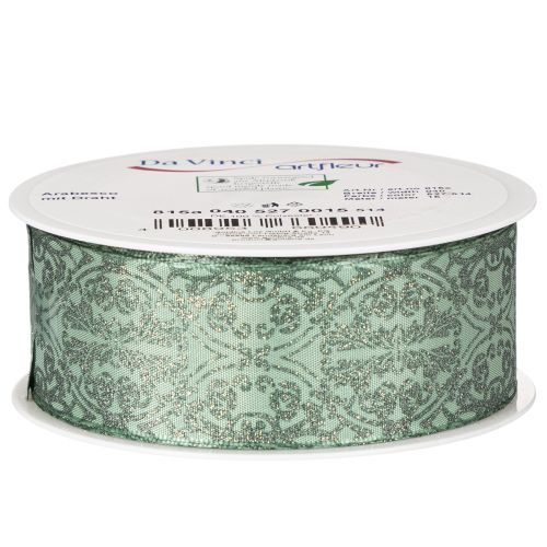 Gavebånd med klassisk mønster til sløjfer og dekoration, 40 mm x 15 m | Floristik24.dk