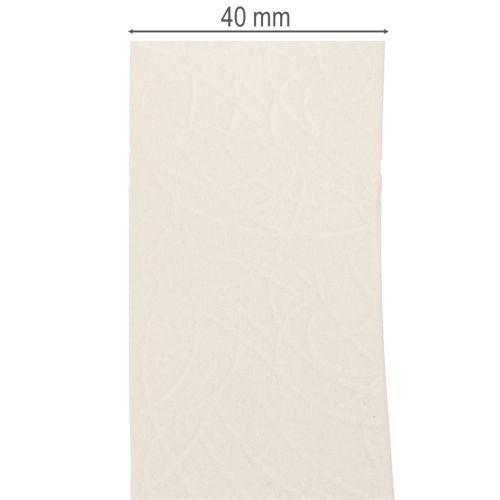 Dekorativt fløjlsbånd, bredt, til gaver og hobbyartikler, 40 mm x 20 m | Floristik24.dk